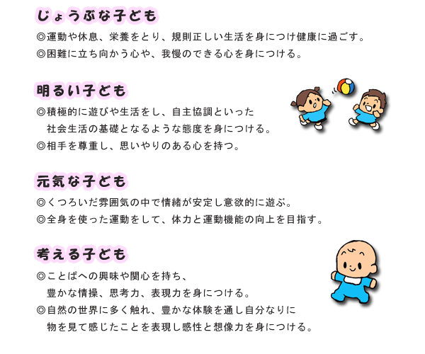 保育目標の内容